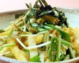 簡単！水菜と梅干しと長芋の和風サラダ作り方5写真