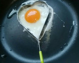 ハートの目玉焼き&たまご焼き試作品作り方1写真