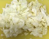 厚揚げでふわふわヘルシーなお好み焼き♡作り方1写真