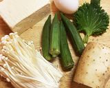 簡単ヘルシー(・ω・)ねばねばサラダ作り方1写真