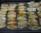 ゆる糖質オフなニラ餃子deホットプレート作り方8写真