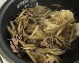 牛ごぼうのおこわ♪おまけの煮卵付き♪作り方7写真