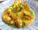 晩御飯に☆大根と厚揚げの鶏そぼろあんかけ作り方8写真