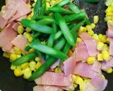 アスパラとベーコンとコーンのバター炒め☆作り方4写真