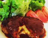 とろ〜りチーズハンバーグ♡作り方13写真