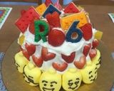 レゴ 誕生日ケーキ スポンジケーキ作り方15写真