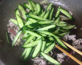 俺流！豚肉と胡瓜のマヨポン炒め作り方6写真