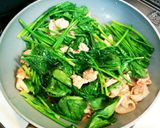 ガッツリ＆サッパリ★豚肉と山芋と青菜炒め作り方4写真