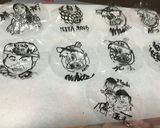 頑張れ白組弁当 マーくんも応援しているよ作り方2写真