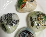頑張れ白組弁当 マーくんも応援しているよ作り方7写真