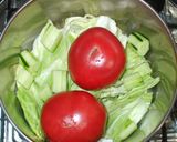 水なし！夏野菜だけ！トマトオリーブ油煮作り方4写真