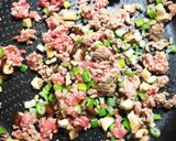 納豆&ひき肉入り油揚げの袋焼き作り方2写真