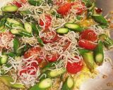 シラスと季節のお野菜の和風パスタ作り方7写真