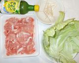 シャキシャキ♪キャベツの豚肉巻き焼き作り方1写真