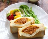 タコス風☆チリコンカンのポケットサンド作り方5写真