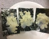 即席簡単おつまみ 海苔チーズ焼き作り方3写真