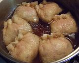 油揚げのひき肉詰め煮作り方3写真
