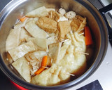 薄揚げ玉子!?と厚揚げの煮物☆作り方11写真