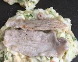 厚揚げでふわふわヘルシーなお好み焼き♡作り方7写真