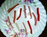 さきいかもどき～カニカマver～♡作り方1写真