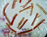 さきいかもどき～カニカマver～♡作り方3写真