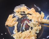 イカの塩辛と高菜チャーハン作り方3写真