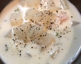 大根と鶏肉のクリーム煮作り方10写真
