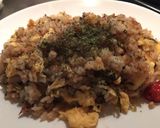 イカの塩辛と高菜チャーハン作り方6写真