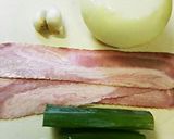 新玉葱とベーコンサラダ作り方1写真