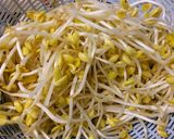 カレー色の豆もやし♪作り方1写真