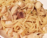 シラスと季節のお野菜の和風パスタ作り方15写真