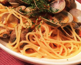 シラスと季節のお野菜の和風パスタ作り方13写真