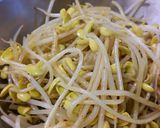 カレー色の豆もやし♪作り方5写真