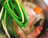 もずくを麺代わりに!低糖質トマトラーメン作り方1写真