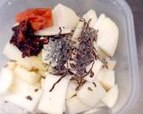 簡単！カブ 塩昆布 梅干しだけで 浅漬け作り方2写真