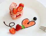 父の日にも☆ハートのデコレーションケーキ作り方1写真