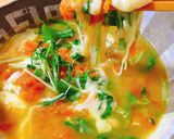 もずくを麺代わりに!低糖質トマトラーメン作り方17写真