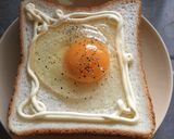 目玉焼きトースト☆ラピュタパン作り方2写真