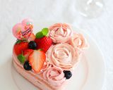 父の日にも☆ハートのデコレーションケーキ作り方30写真
