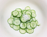 きゅうりとらっきょうのマヨネーズ和え作り方1写真