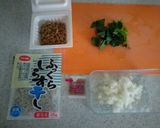 離乳食に簡単！～納豆の大根おろしあえ～作り方1写真