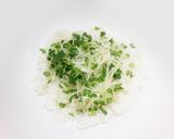 ハートいっぱい♡カイワレ大根ごはん作り方1写真