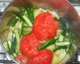水なし！夏野菜だけ！トマトオリーブ油煮作り方6写真