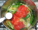 水なし！夏野菜だけ！トマトオリーブ油煮作り方7写真