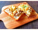 余った具材で！*ひと手間じゃこトースト*作り方5写真