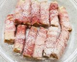 厚揚げと豚バラ肉の♡スティック肉巻き作り方2写真