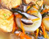 大根とがんもの含め煮 野菜あんかけ作り方10写真