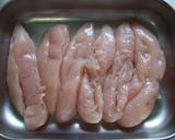 ササミの梅タルタルチーズ焼き✿作り方1写真