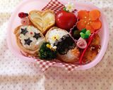 幼稚園 オープン稲荷ずし 弁当作り方2写真