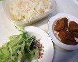 ダイエット効果大♪バニリン梅干し粥作り方2写真